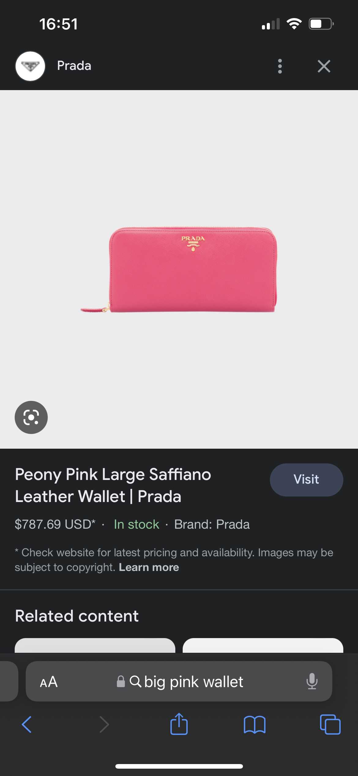 Najden predmet: Velika roza denarnica 