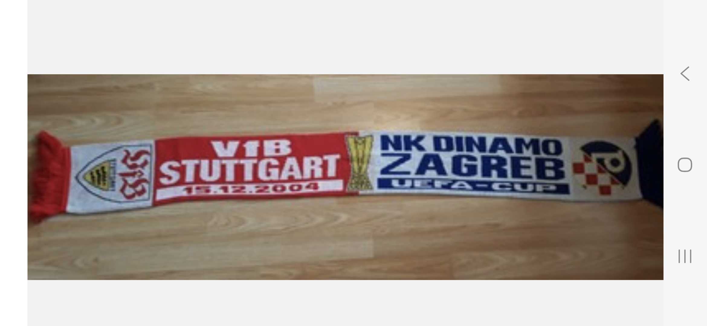 Izgubljen predmet: Navijaški šal Stuttgart-Dinamo Zagreb